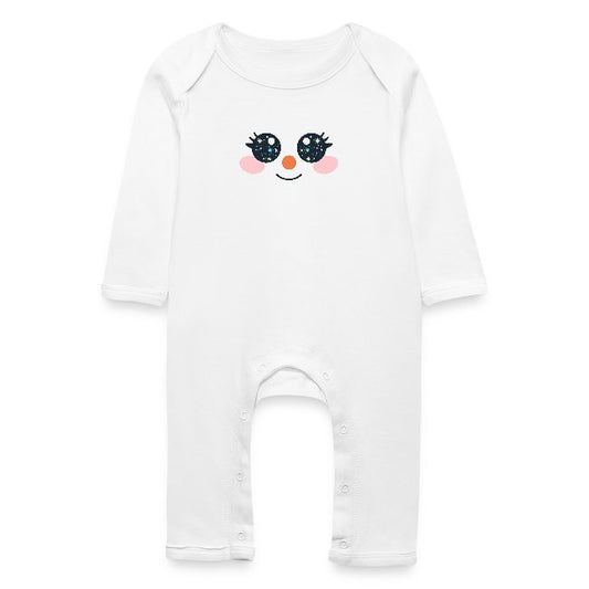 "Snowface" Baby Bio Strampler