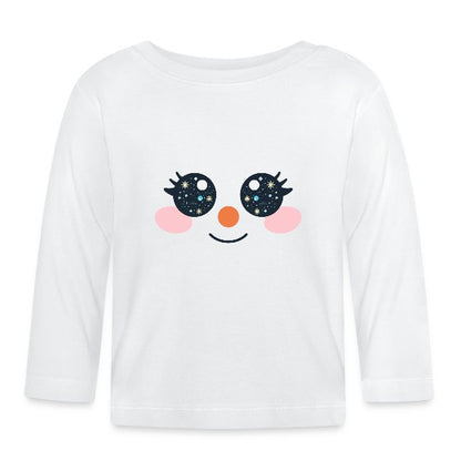 "Snowface" Baby Bio-Langarmshirt