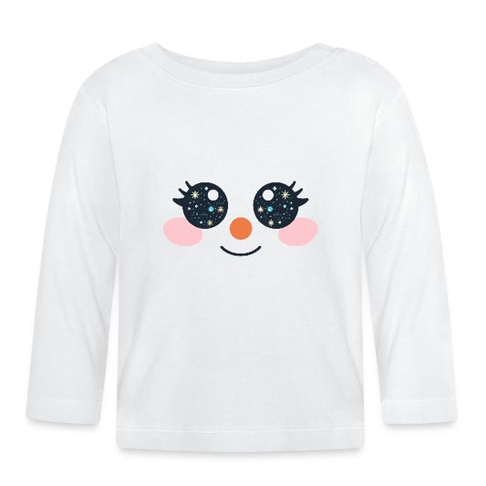 "Snowface" Baby Bio-Langarmshirt