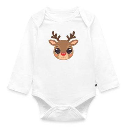 "süßes Rentier" Baby Bio-Langarm-Body