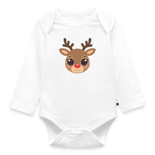 "süßes Rentier" Baby Bio-Langarm-Body