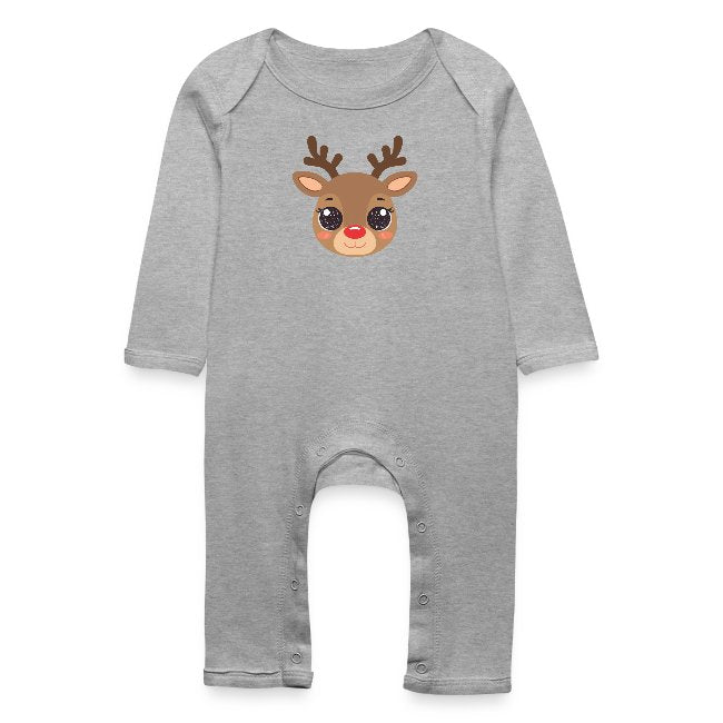 "süßes Rentier" Baby Bio Strampler