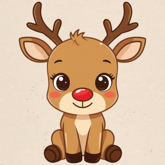 "süßer Rudolph" Bio Hoodie BABY CRUISER