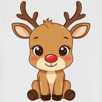 "süßes Rentier" JAKO Kinder Kapuzensweatshirt Organic