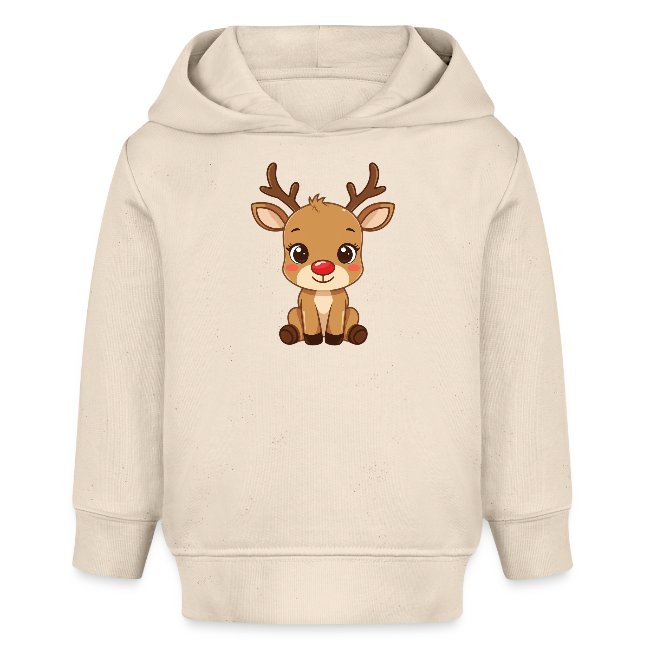 "süßer Rudolph" Bio Hoodie BABY CRUISER
