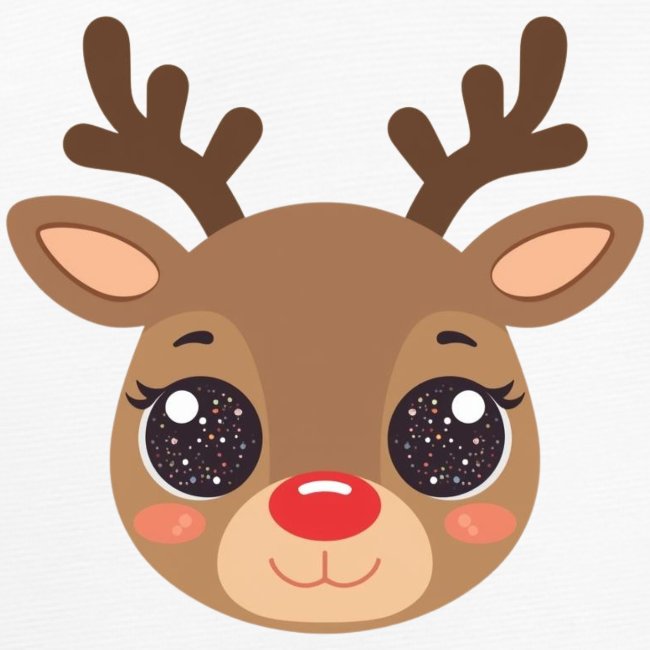 "süßes Rentier" Baby Bio-Langarm-Body