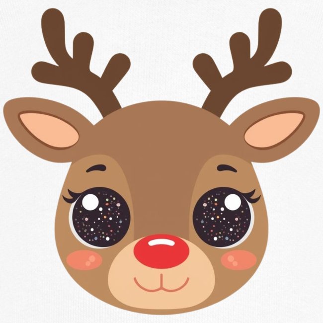 "süßes Rentier" Bio-Sweatshirt