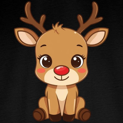 "süßes Rentier" Kinder Premium Bio Langarmshirt