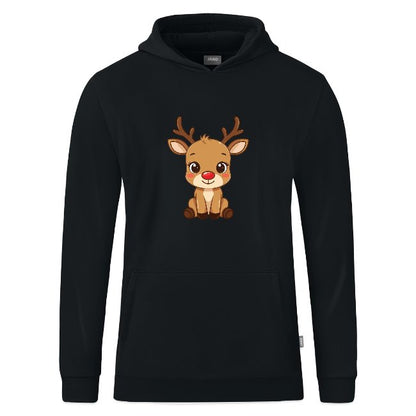 "süßes Rentier" JAKO Kinder Kapuzensweatshirt Organic