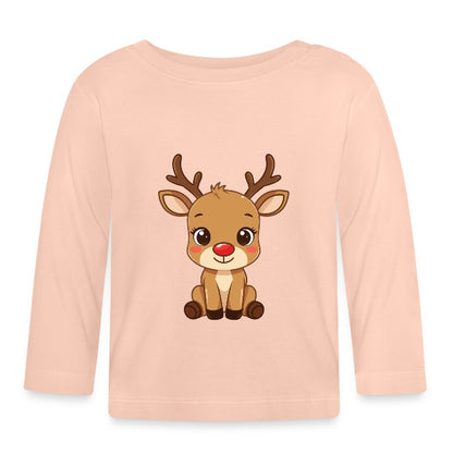 "süßes Rudolph" Baby Bio-Langarmshirt