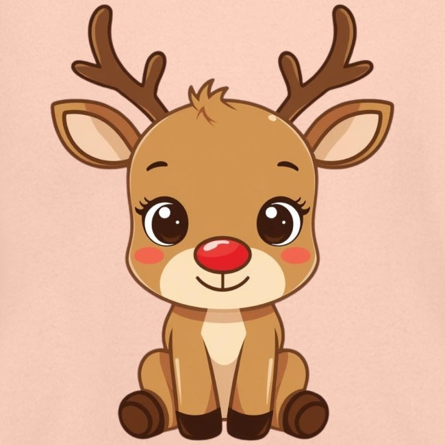 "süßes Rudolph" Baby Bio-Langarmshirt