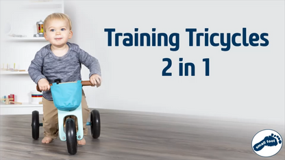 Laufrad-Trike 2 In 1 Türkis | Laufräder | Holz